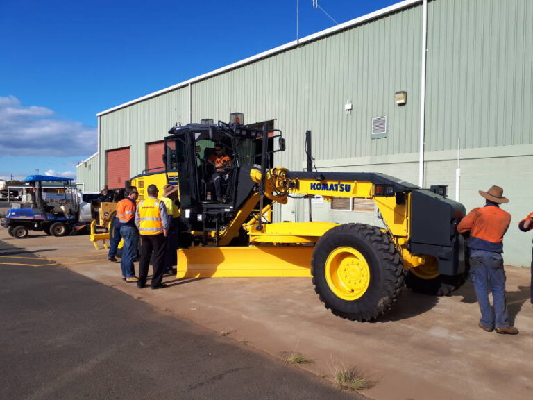 Komatsu South Burnett Regional Council grader