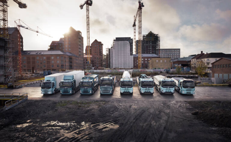 Volvo electric truck range