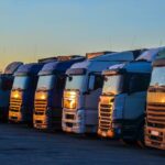 Trucks prime mover parked