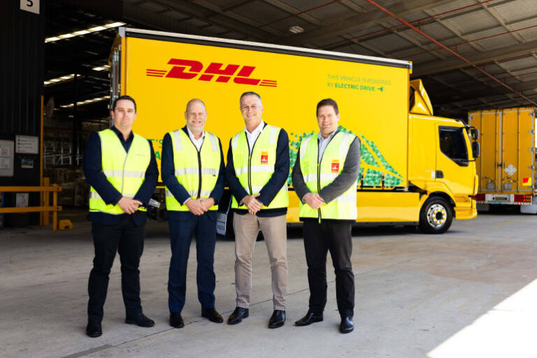 First-DHL-elecric-truck-in-Australia-VOLVO-FL