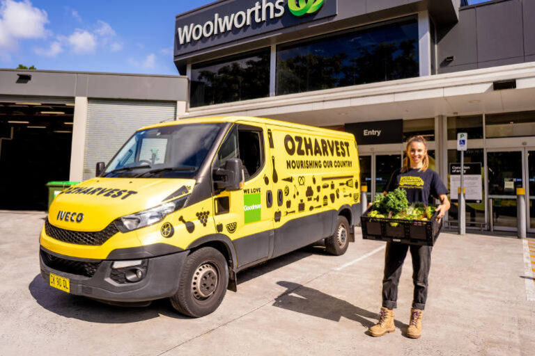 OzHarvest with Iveco Daly vans in partnership