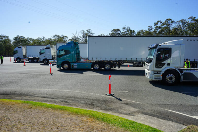 Volvo truck electric Edwin Higginson drive day line up