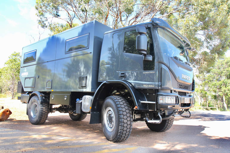 Iveco 4x4 motorhome Auriga front view