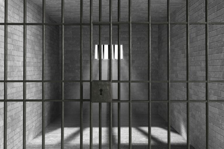 Jail cell prison bars