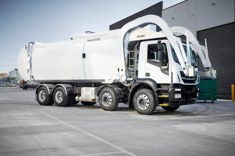 Bucher demonstrates new waste body on IVECO ACCO - Fleet HV News