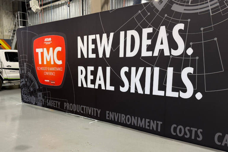 ATA TMC slogan banner