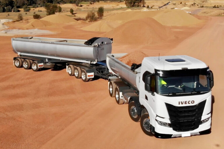 Iveco S-Way put to work in quarry