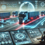 AI generated image of truck technology