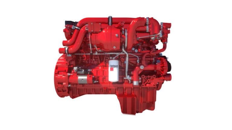 red truck engine