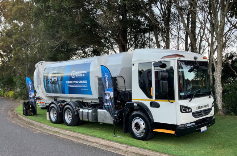 Council waste truck