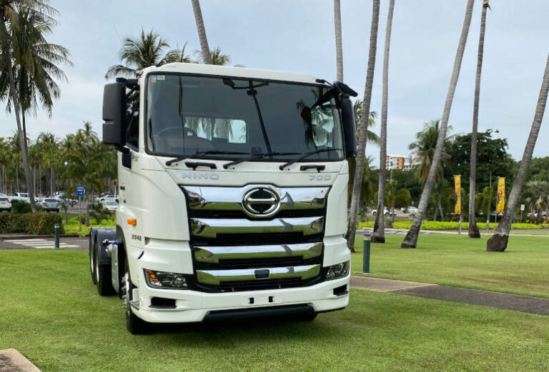heavy duty truck with class leading safety for council fleet