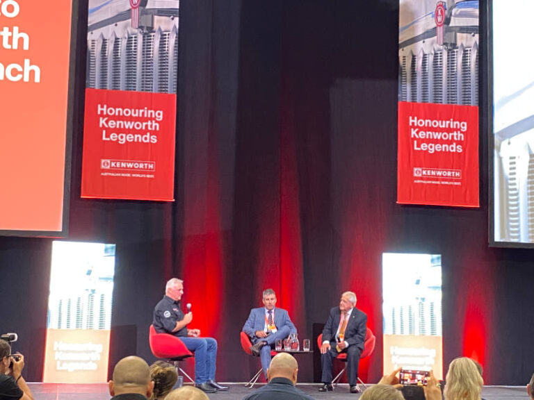 Jim Riordan as the 25th Kenworth Legend