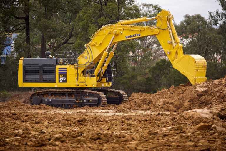 Komatsu’s PC950-11 Excavator Delivers More Power, Less Fuel