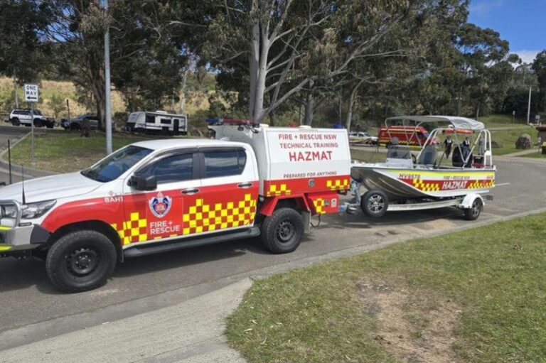 Specialist HAZMAT Vessel Strengthens Water Pollution Response Capability in Lithgow HAZMAT rescue boat Lithgow